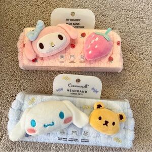 SOLD on FB! New Sanrio Spa Headbands in My Melody & Cinnamoroll
